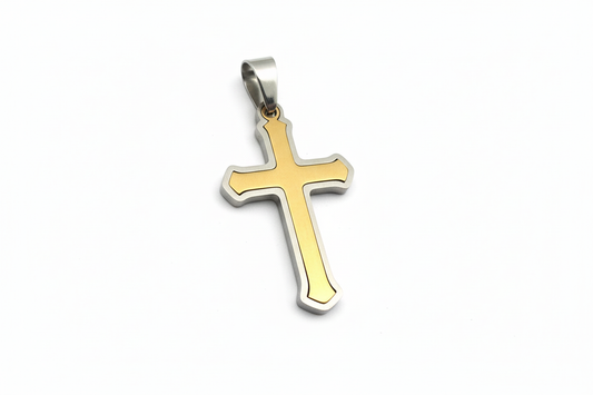 Two-Tone Flared Latin Cross