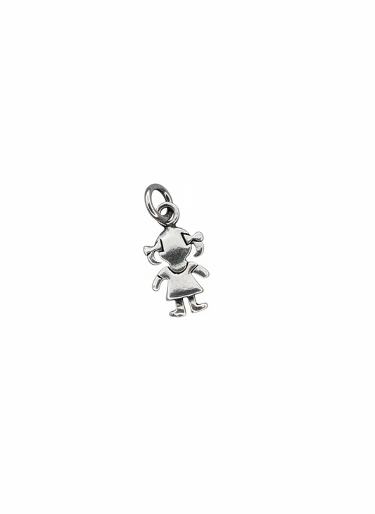 Girl Pendant Sterling Silver