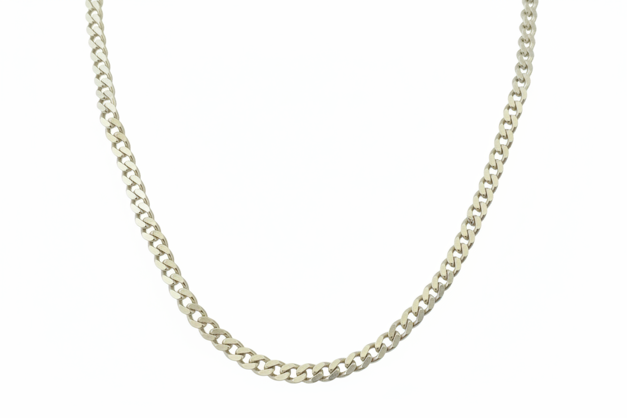 Cuban Link Silver Necklace