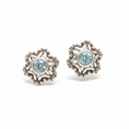 Load image into Gallery viewer, Vintage Starburst 925 Sterling Silver Earrings
