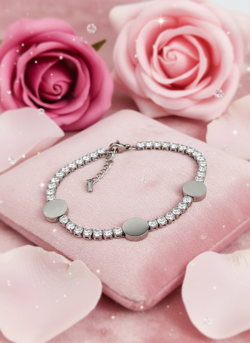 Circle Tennis Bracelet