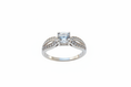 Load image into Gallery viewer, 925 Sterling Silver Infinity 4 Claw Cubic Ring with Cubic Zirconia Stones
