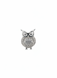 Load image into Gallery viewer, Cubic Owl Pendant Sterling Silver
