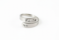 Load image into Gallery viewer, Faith adjustable Stainless Steel Ring
