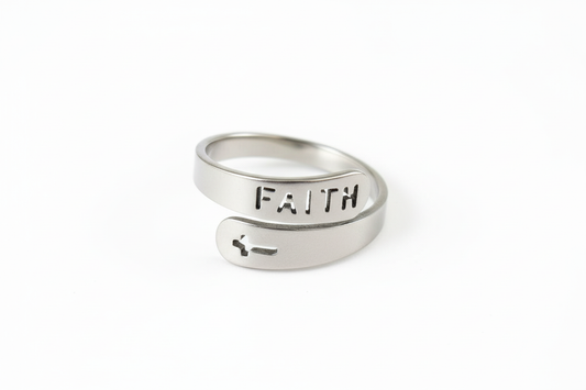 Faith adjustable Stainless Steel Ring