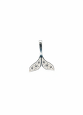 Load image into Gallery viewer, Cubic Dolphin Tail Pendant Sterling Silver
