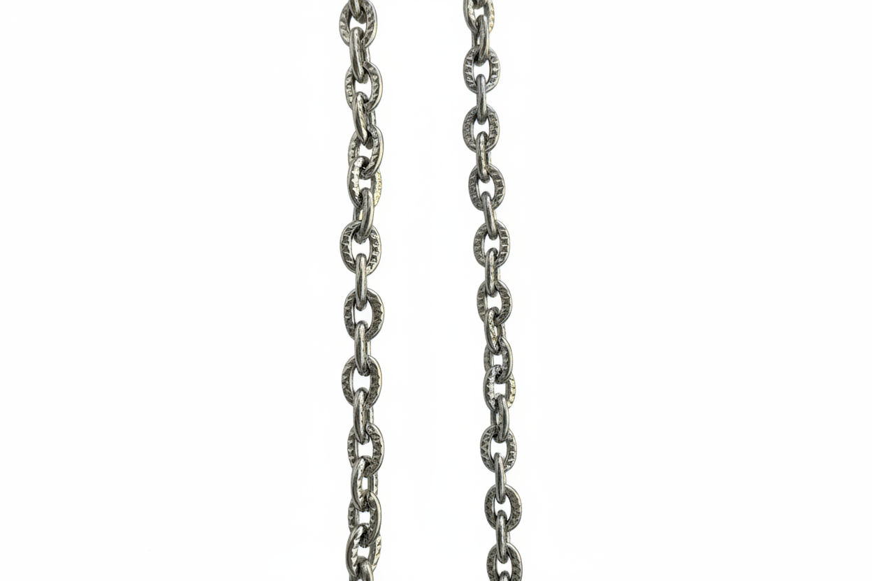 Diamond-Cut Cable Link Necklace
