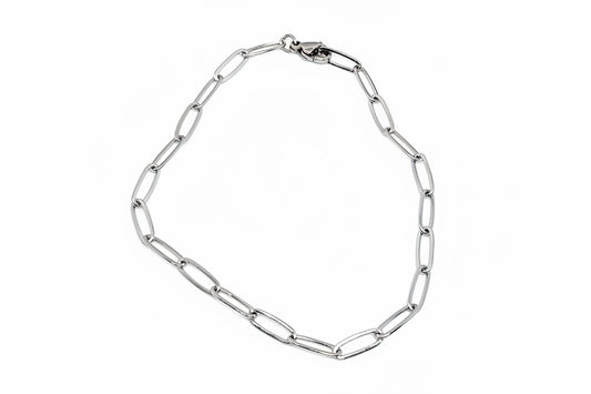4mm Paper Clip Bracelet