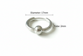 Load image into Gallery viewer, Single-Ball Hoop Earring

