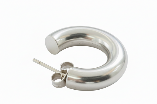 Puffy Hoop Earrings